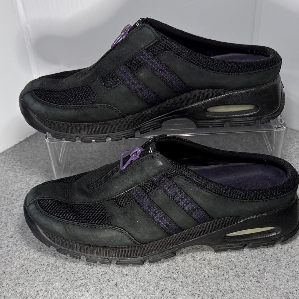 Cole Haan Nike Air Black Slip-On Sneakers with Purple Accents 8.5‎ fc5